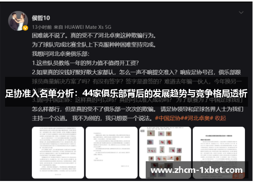 足协准入名单分析:44家俱乐部背后的发展趋势与竞争格局透析 足协准入名单分析:44家俱乐部背后的发展趋势与竞争格局透析